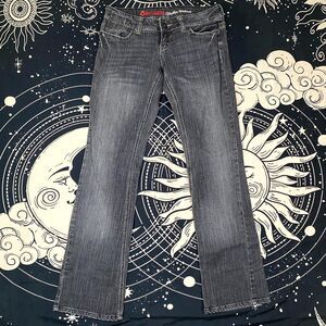 G By Guess Claudia Jeans Women's 28 Gray Denim Cotton Bootcut Western Cowgirl